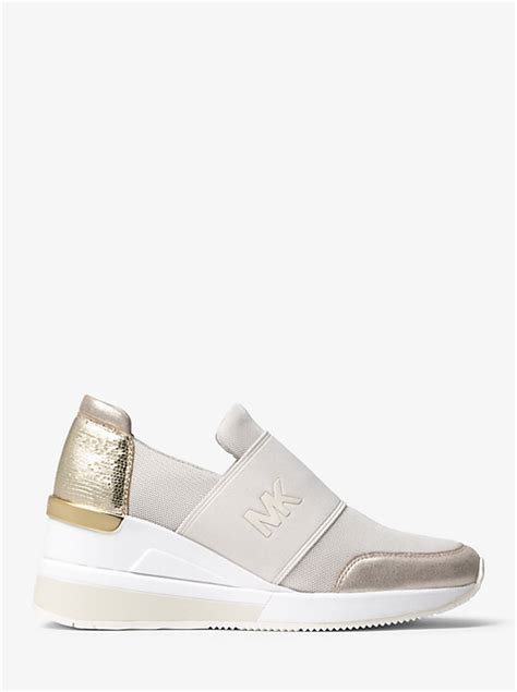 michael kors felix scuba sneaker|Felix Scuba and Metallic Sneaker .